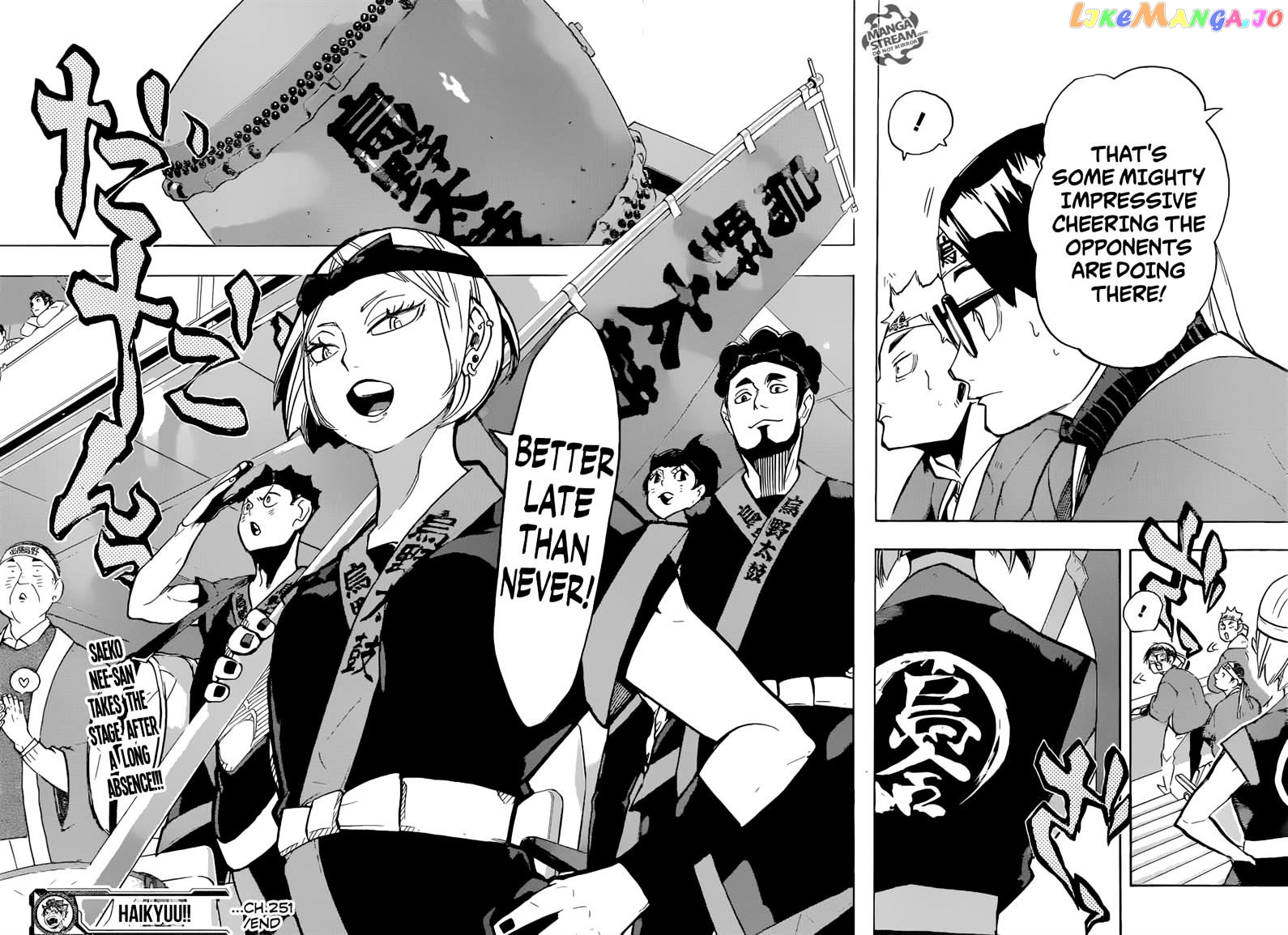 Haikyuu!!, Chapter 251 image 19